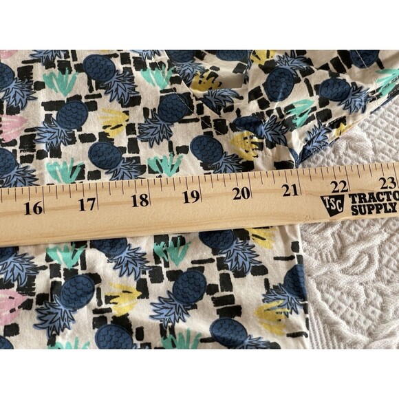 Tailored Recreation Premium Hawaiian Shirt Pineapple Mens Medium Slim Fit NWT - Picture 6 of 15